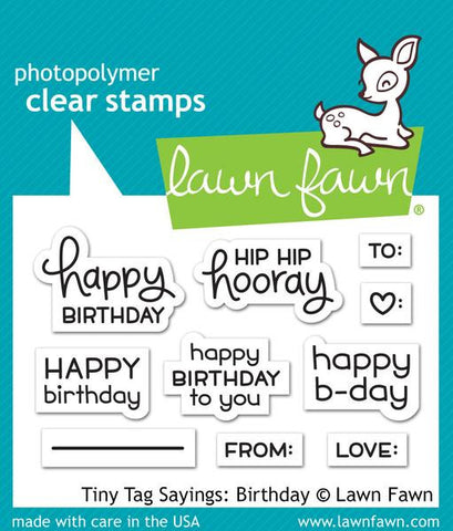 TINY TAG SAYINGS BIRTHDAY