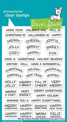 REVEAL WHEEL HOLIDAY SENTIMENTS