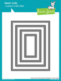 LARGE STITCHED RECTANGLES STACKABLES