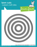 LARGE STITCHED CIRCLES STACKABLES
