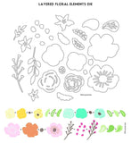 LAYERED FLORAL ELEMENTS