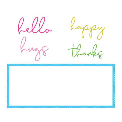 SLIMLINE SENTIMENTS: EYELET