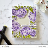 PRECIOUS PEONY STAMP  SET