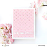 DOTTED SCALES DEBOSSING COVER DIE