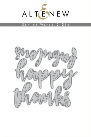 SCRIPT WORDS 2 DIE SET