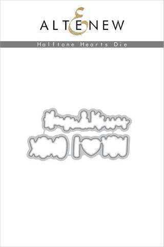 HALFTONE HEARTS DIE SET