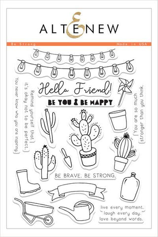 BE STRONG STAMP SET