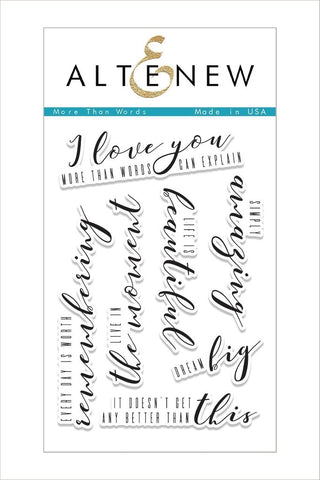 MORE THAN WORDS STAMP SET