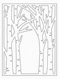 BIRCH TREE FOREST COVER UP