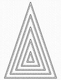 STITCHED TALL TRIANGLE STAX