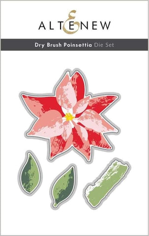 DRY BRUSH POINSETTIA DIE