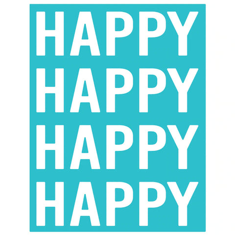HAPPY HAPPY HAPPY A2 COVER PLATE