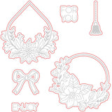 ELEGANT FLORAL FRAMES DIE