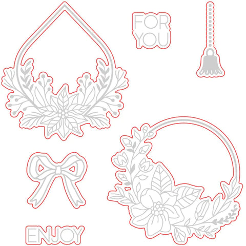 ELEGANT FLORAL FRAMES DIE