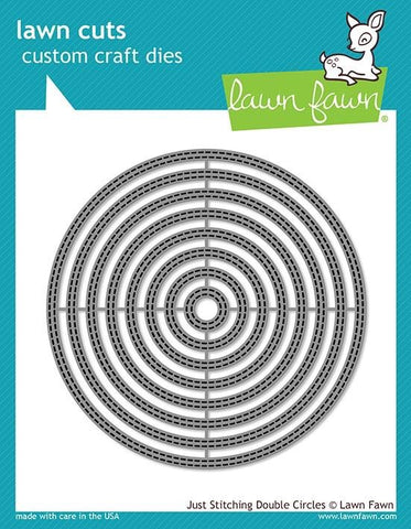 JUST STITCHING DOUBLE CIRCLES