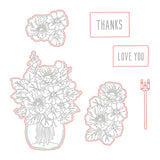FLORAL VASE DIE