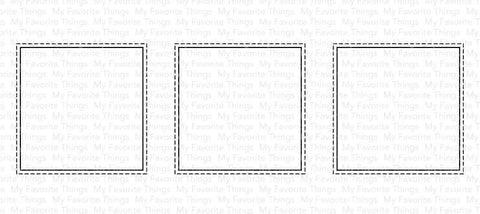 SLIMLINE STITCHED SQUARE TRIO