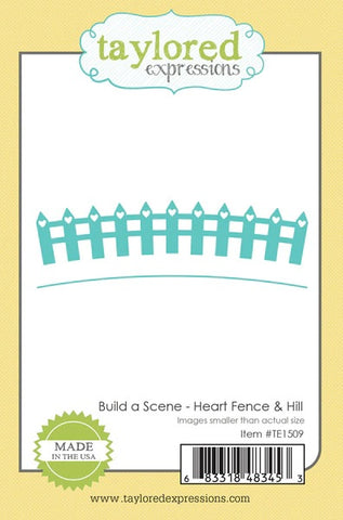 BUILD A SCENE HEART FENCE & HILL