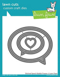 STITCHED SPEECH BUBBLE FRAMES