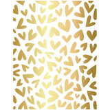 FOILED FLUTTERING HEARTS A2 COVER PLATE