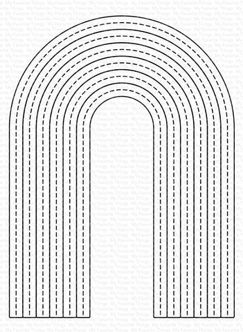 STITCHED TALL RAINBOW