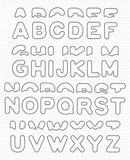 FROSTED ALPHABET