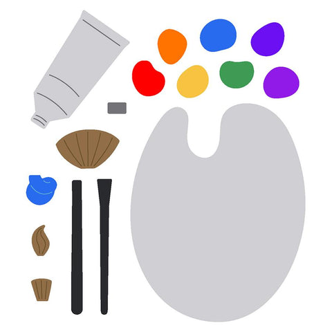 PAINT AND PALETTE