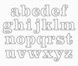 MODERN SERIF ALPHABET