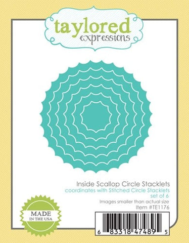 INSIDE SCALLOP CIRCLE STACKLETS
