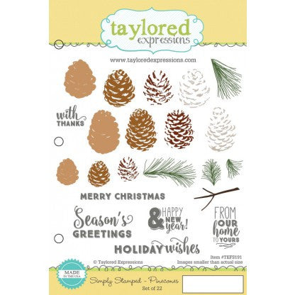 SIMPLY STAMPED PINECONES