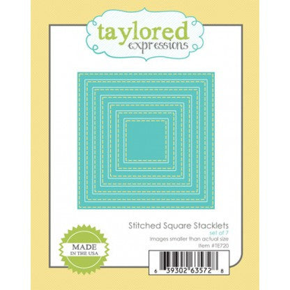 STITCHED SQUARE RECTANGLES